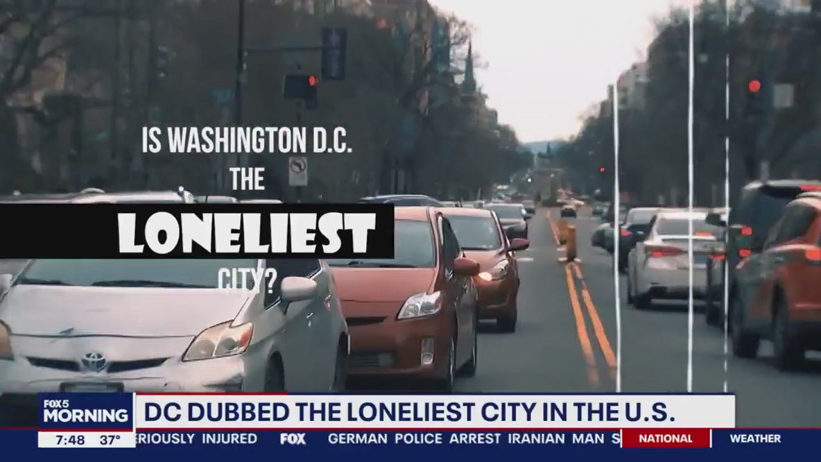 Is D.C. the loneliest city?